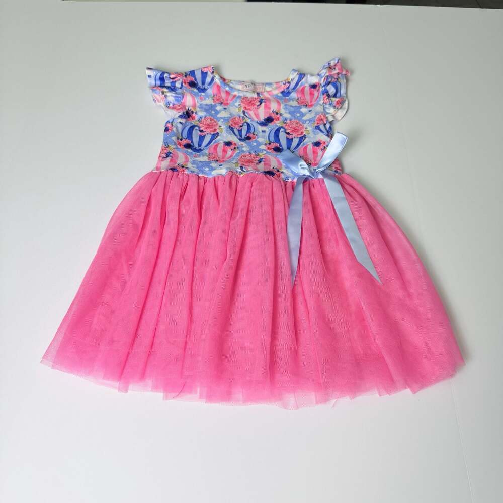 Pete & Lucy Parachuting in Paris Girls Dress  3T
